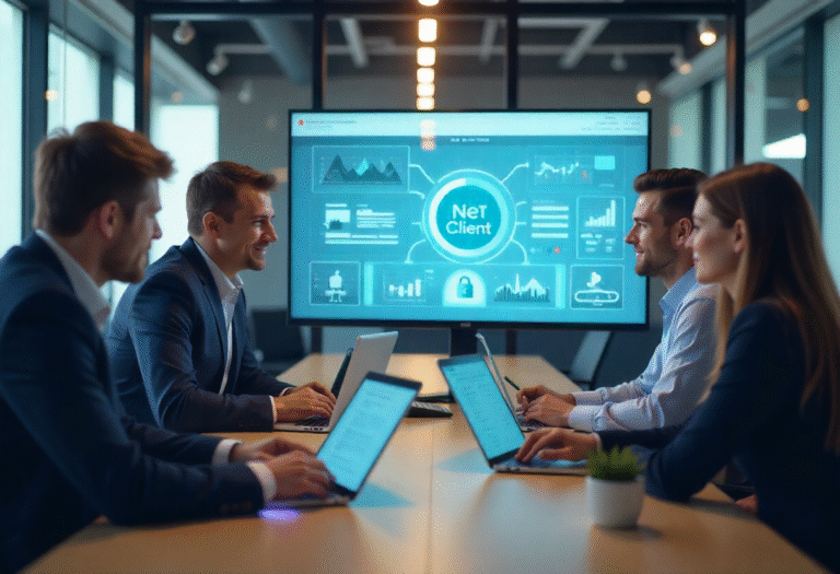 net client digital portal dashboard for secure online collaboration
