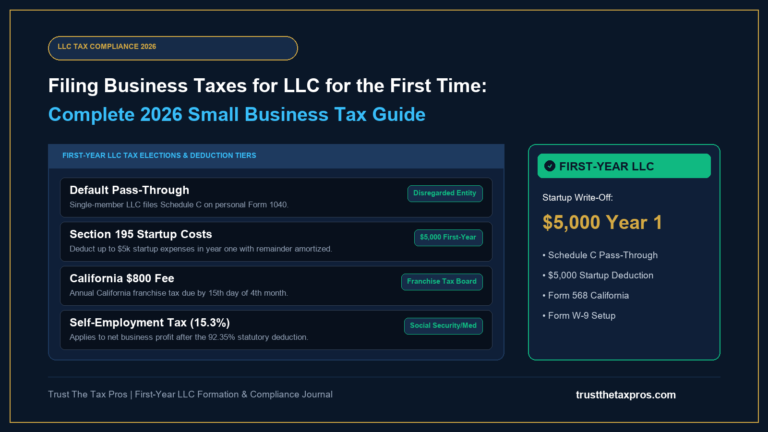 Filing Business Taxes for LLC for the First Time: 2026 Guide