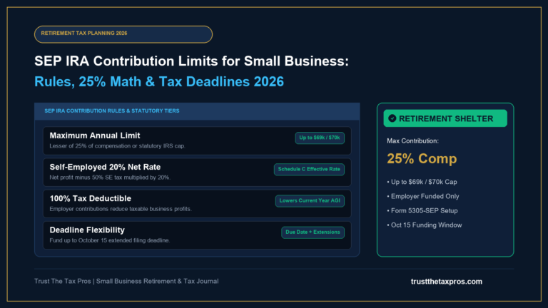 SEP IRA Contribution Limits for Small Business: 2026 Guide