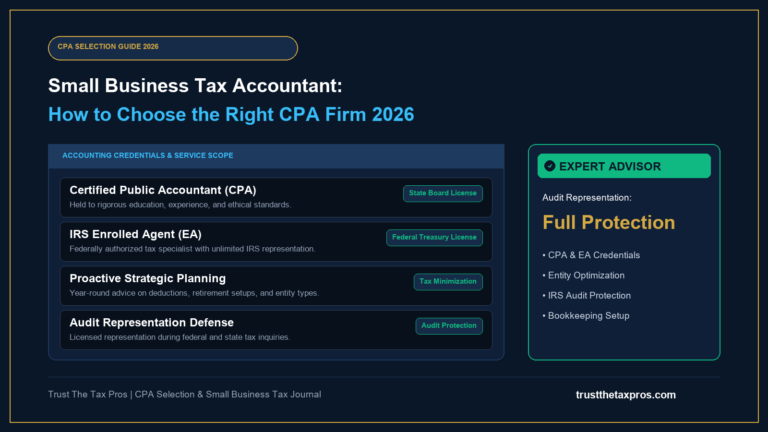 Small Business Tax Accountant: How to Choose the Right CPA
